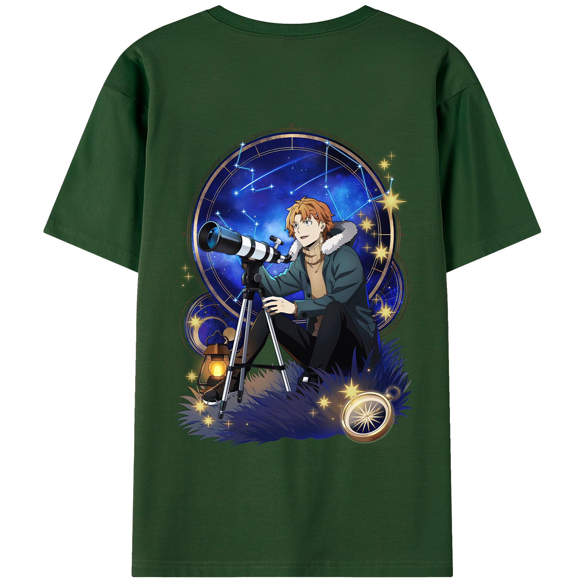 （画像用） 文豪ストレイドッグス Bungo Stray Dogs 綿100％半袖Tシャツ（背面プリント）